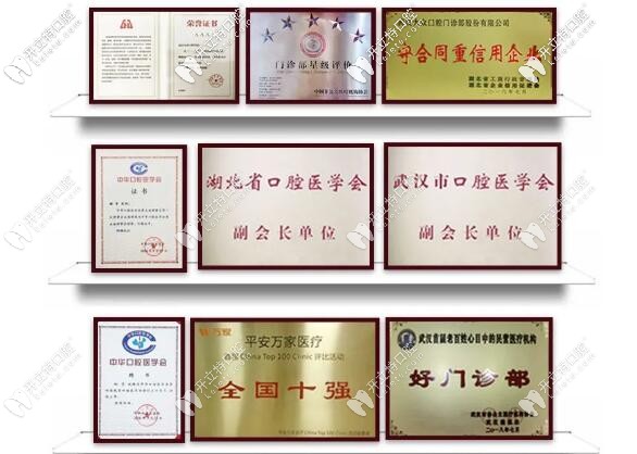 武漢愛尚大眾口腔榮譽